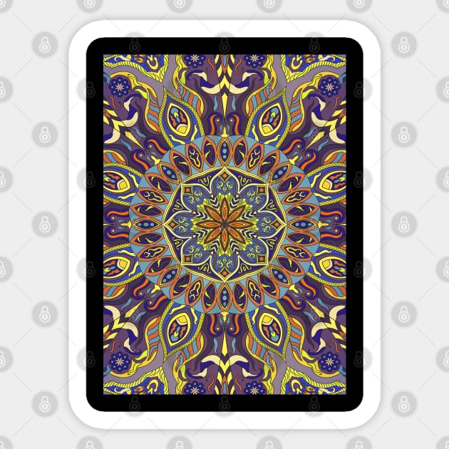 Boho-Chic Gypsy Pattern Sticker by Suprise MF